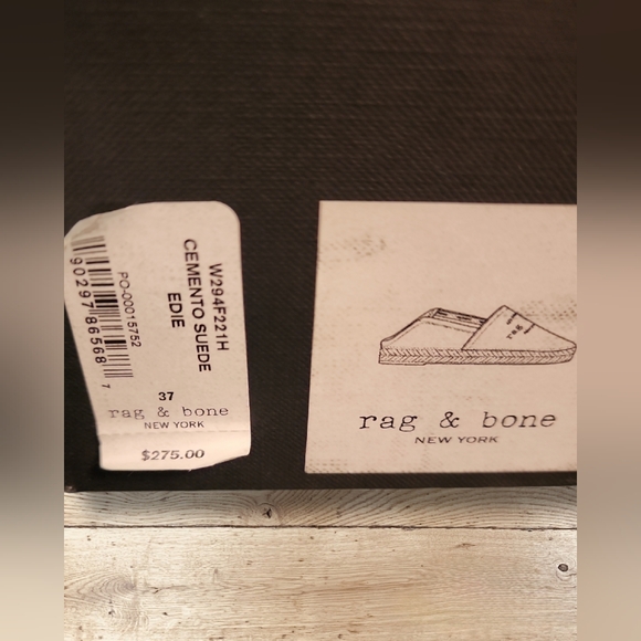 MSRP$275 Rag & Bone Edie Flat Espadrille. SizeEU 37 SizeUS 7. New In Box - Picture 12 of 13